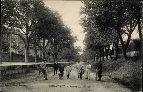 Ak Commercy Meuse, Avenue des Tilleuls