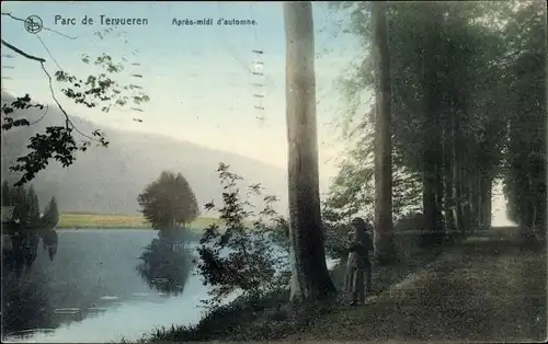 Ak Tervuren Tervueren Flämisch-Brabant-Flandern, Park, Herbstnachmittag