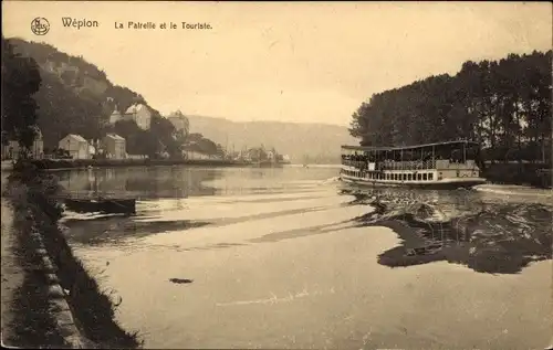 Ak Wepion an der Maas Namur Wallonien, La Patrelle, Le Touriste