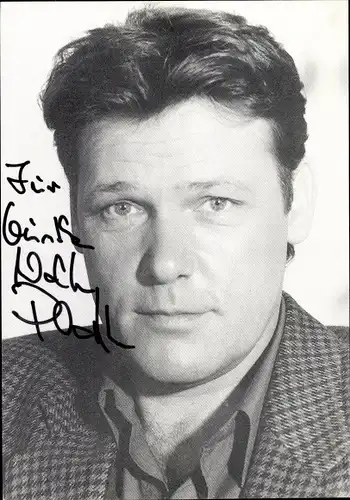 Ak Schauspieler Walter Plathe, Portrait, Autogramm