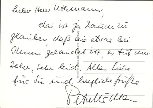 Ak Fernsehmoderatorin Petra Schürmann, Autogramm