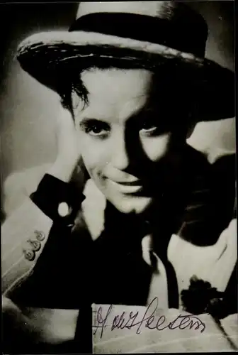 Ak Schauspieler Johannes Heesters, Portrait, Autogramm