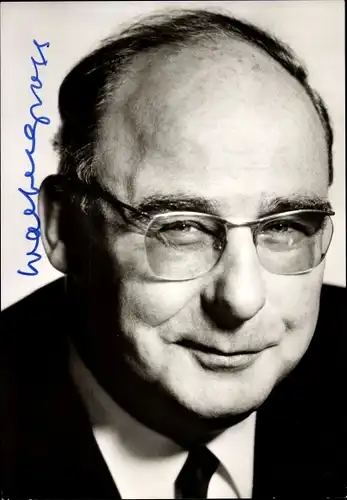 Ak Schauspieler Walter Gross, Portrait, Autogramm