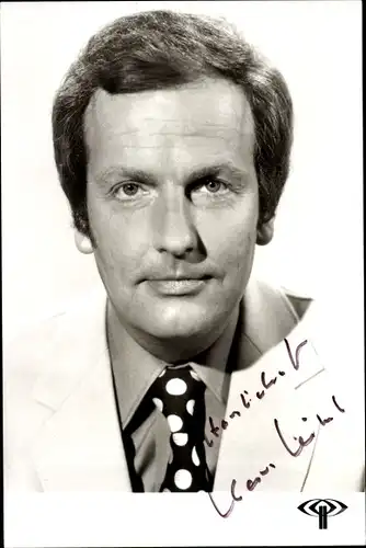 Ak Journalist Claus Seibel, Portrait, Autogramm