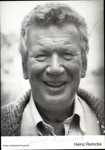 Ak Schauspieler Heinz Reincke, Portrait, Autogramm