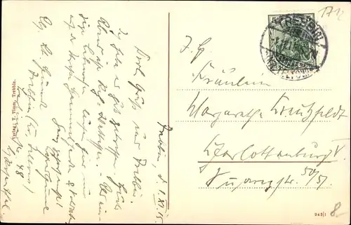 Ak Trebbin im Kreis Teltow Fläming, Schule