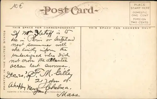 Ak Fresno Kalifornien USA, Santa Fe Railroad Depot