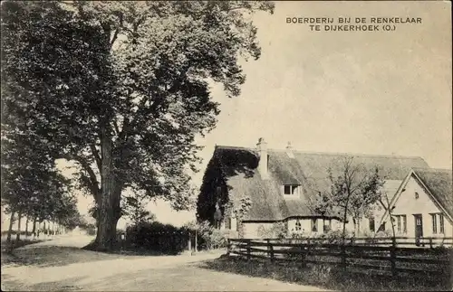 Ak Dijkerhoek Overijssel, Bauernhof, Gehöft