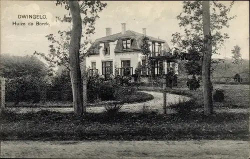 Ak Dwingeloo Drenthe Niederlande, Haus de Borck, Villa