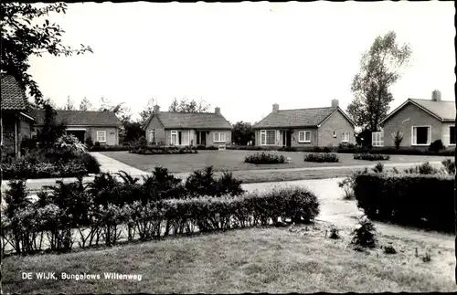 Ak De Wijk Drenthe Niederlande, Wiltenweg, Bungalows