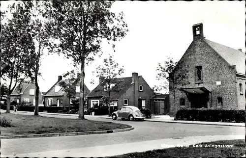 Ak Ulrum Groningen, Kirche Asingastraat