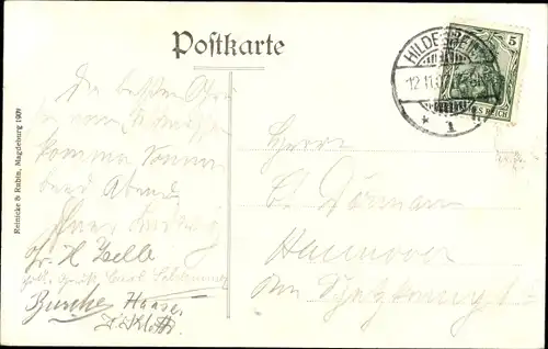 Ak Hildesheim in Niedersachsen, Humboldtstraße, Kalenberger Graben