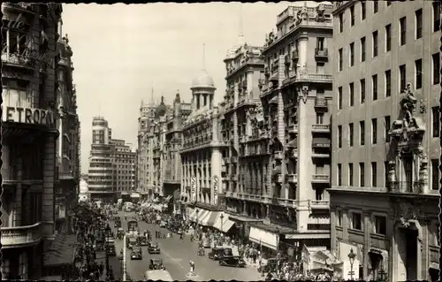 Ak Madrid Spanien, José Antonio Straße