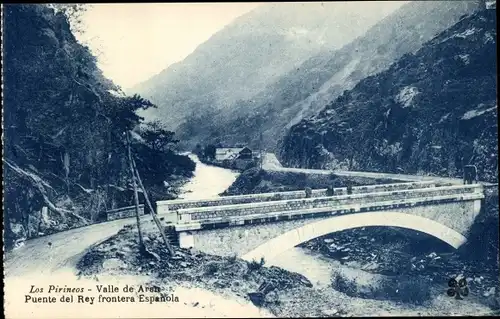 Ak Val d’Aran Valle de Aran Katalonien, Puente del Rey