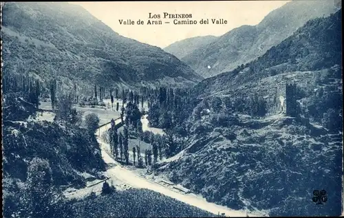 Ak Val d’Aran Valle de Aran Katalonien, Camino del Valle