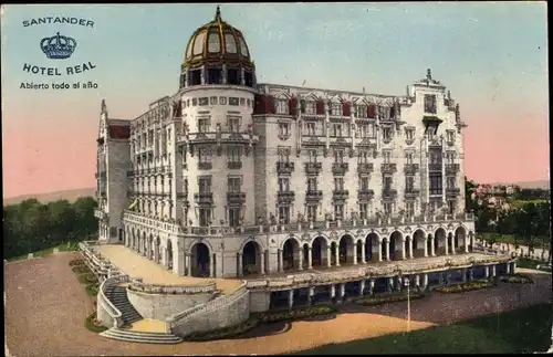 Ak Santander Kantabrien Spanien, Hotel Real