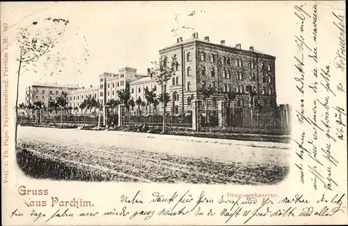 Ak Parchim in Mecklenburg, Dragonerkaserne