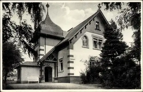 Ak Coswig an der Elbe im Kreis Wittenberg, Blick auf die Heilstätte Lindenhof