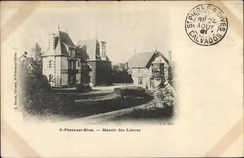 Ak Saint Pierre sur Dives Calvados, Manoir des Lierres