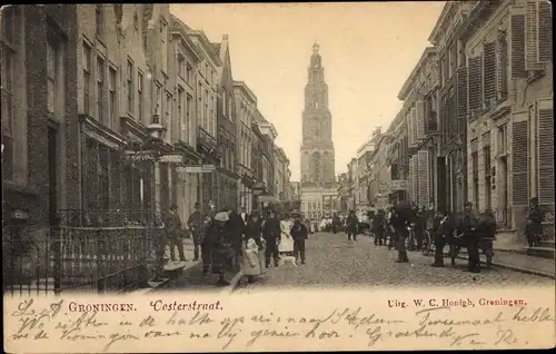 Ak Groningen Niederlande, Costerstraat