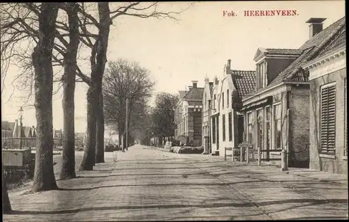 Ak Heerenveen Friesland Niederlande, Fok, Straßenpartie
