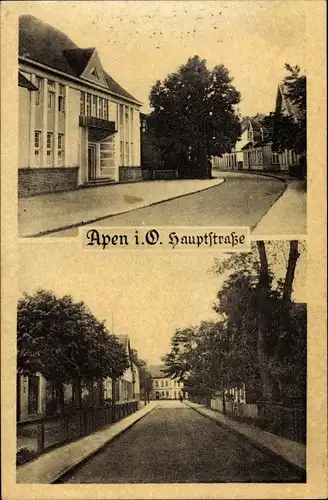 Ak Apen in Oldenburg Ammerland, Hauptstraße