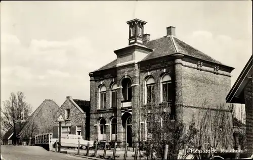 Ak Hensbroek Nordholland Niederlande, Rathaus