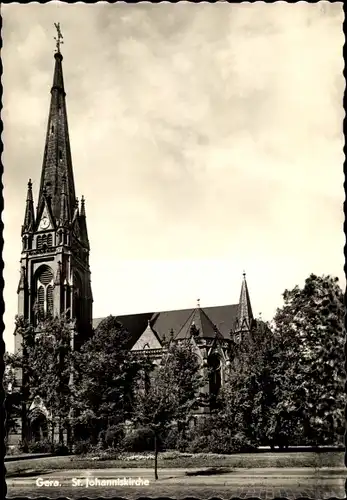 Ak Gera in Thüringen, St. Johanniskirche