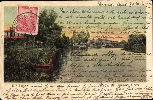 Ak Buenos Aires Argentinien, Rio Lujan