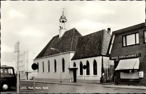 Ak Leek Groningen Niederlande, Ned. Herv. Kerk