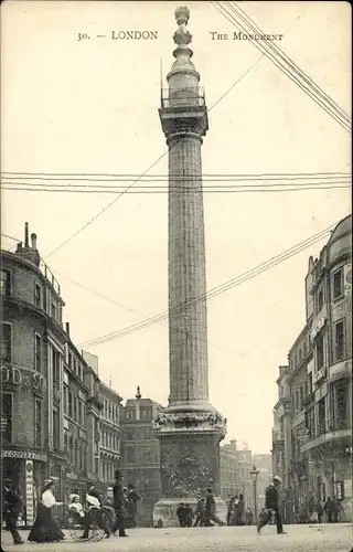 Ak London City England, Monument