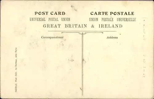 Ak London City England, Monument