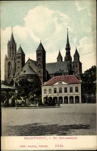 Ak Maastricht Limburg Niederlande, St. Servaaskerk