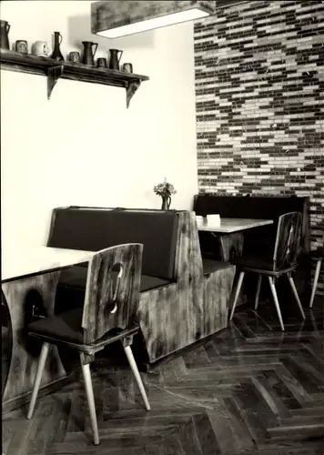 Ak Saalfeld an der Saale Thüringen, Konsum-Gaststätte Kulmberghaus, Essplätze