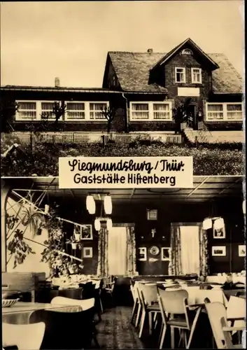 Ak Siegmundsburg Neuhaus am Rennweg Thüringen, Gaststätte Hiftenberg