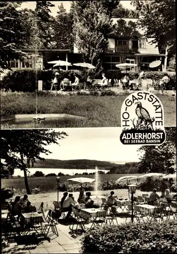 Ak Ostseebad Bansin Heringsdorf auf Usedom, HO Gaststätte Adlerhorst