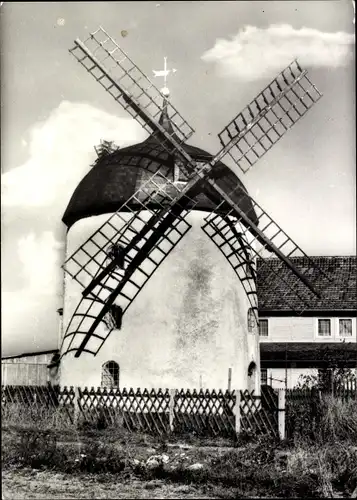 Ak Dittrichshütte Saalfeld an der Saale Thüringen, Windmühle, erbaut 1865