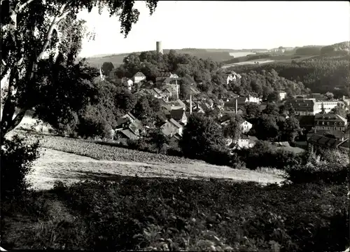 Ak Bad Lobenstein in Thüringen, Blick vom Geheeg