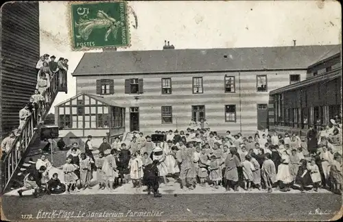 Ak Berck Plage Pas de Calais, Das Sanatorium Parmentier