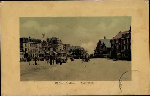 Ak Berck Plage Pas de Calais, Der Trichter