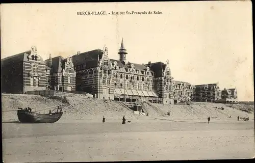 Ak Berck Plage Pas de Calais, Institut St. Francois de Sales