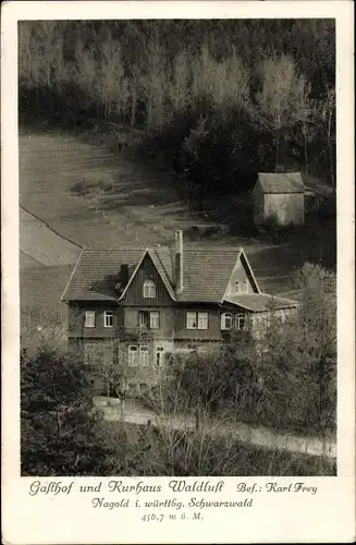 Ak Nagold im Schwarzwald, Gasthof und Kurhaus Waldluft