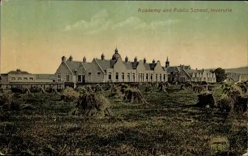 Ak Inverurie Schottland, Akademie und öffentliche Schule