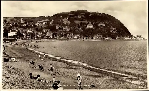 Ak Minehead South West England, Beach and North Hill