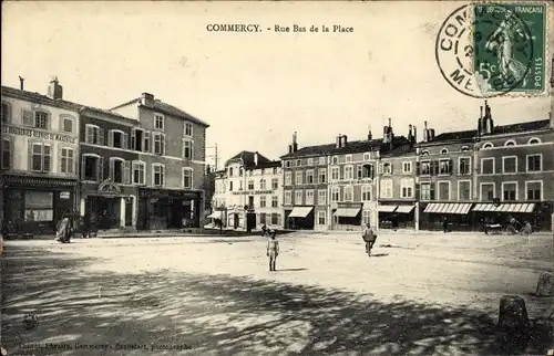 Ak Commercy Lothringen Meuse, Rue Bas de la Place