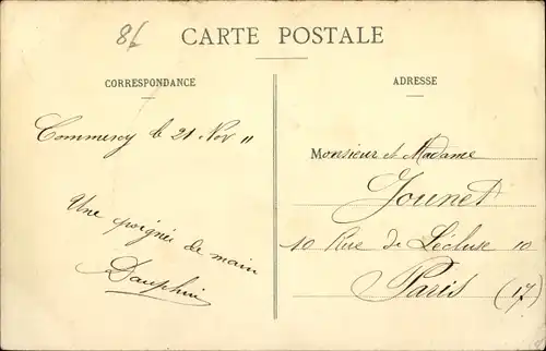 Ak Commercy Lothringen Meuse, Rue Bas de la Place