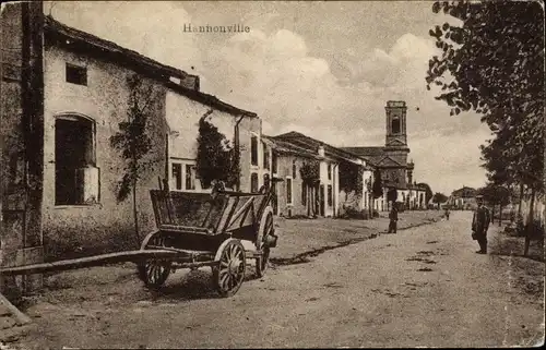 Ak Hannonville sous les Côtes Meuse, Teilansicht, Kirche