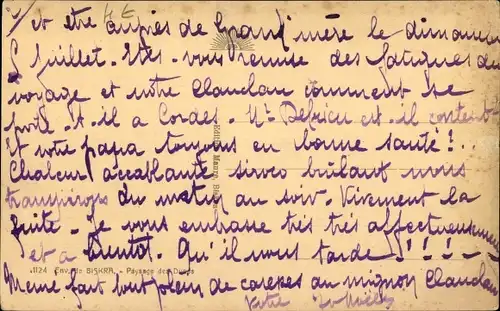 Ak Biskra Algerien, Dünenlandschaft