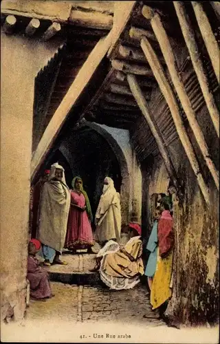 Ak Araber und verschleierte Frauen, Maghreb