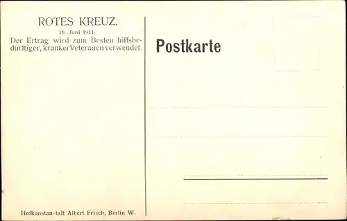 Künstler Ak Roessler, A. v., Berlin, Die eroberten französischen Fahnen beim Einzug in Berlin